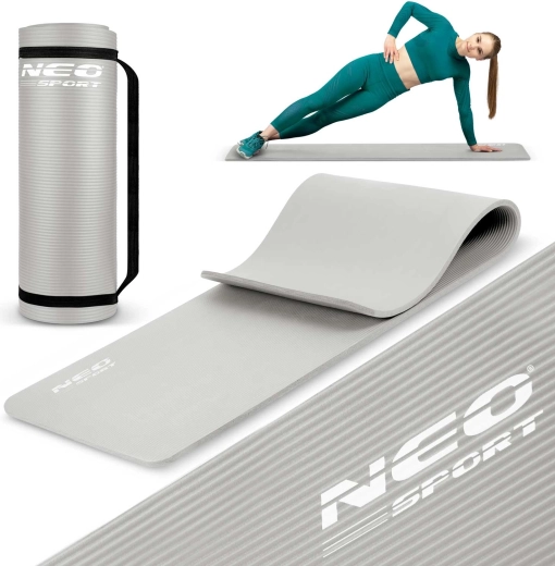 Στρώμα γυμναστικής NEO SPORT 183 × 60 cm γκρι
