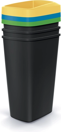 Σετ κάδων απορριμμάτων Compacta Q Drop 3×45 l