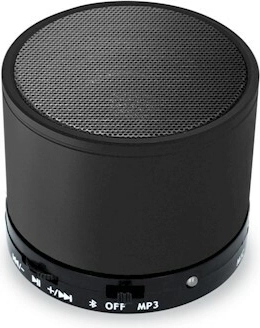 Setty Junior ασύρματο bluetooth ηχείο μαύρο - 1 τεμάχιο