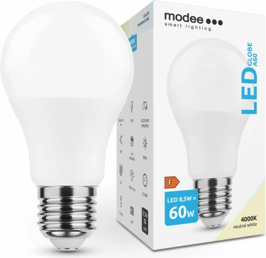 Λάμπα LED A60 8,5 W E27 806 lm ουδέτερο λευκό MODEE
