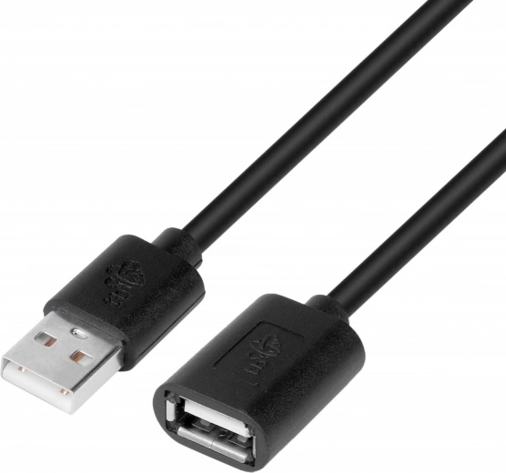 Καλώδιο επέκτασης USB 1,8 m μαύρο