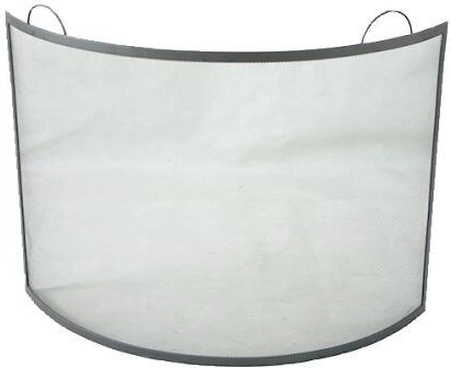Προστατευτικό τζακιού 66 × 66 cm από ατσάλι, μαύρο