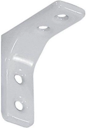 Κονσόλα για ράφι 75 × 75 mm λευκή