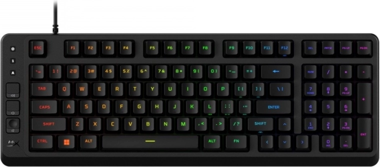 Gaming πληκτρολόγιο HyperX Eve 1800 με συμπαγή διάταξη 1800 και RGB 10 ζωνών