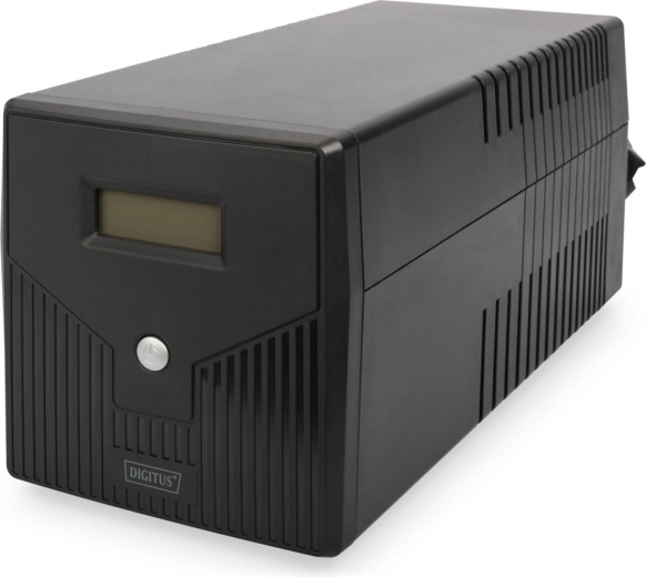 Εφεδρικό τροφοδοτικό UPS line-interactive με LCD 1500 VA / 900 W, 4× SCHUKO, AVR, USB, RS232, RJ45