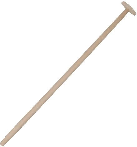Ξύλινη λαβή για φτυάρι με χειρολαβή T 120 cm