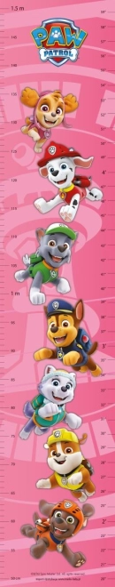 μετρητής ύψους PAW PATROL ροζ