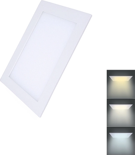 Solight LED μίνι πάνελ CCT για ψευδοροφή τετράγωνο 6 W