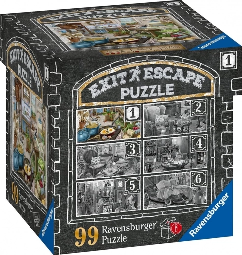 Παιχνίδι απόδρασης puzzle Στοιχειωμένο αρχοντικό - Στην κουζίνα
