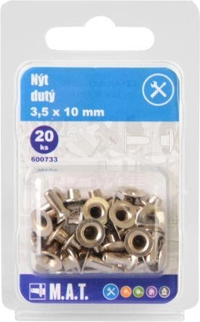 Κοίλο πριτσίνι 3,5 × 10 mm (20 τεμ.)