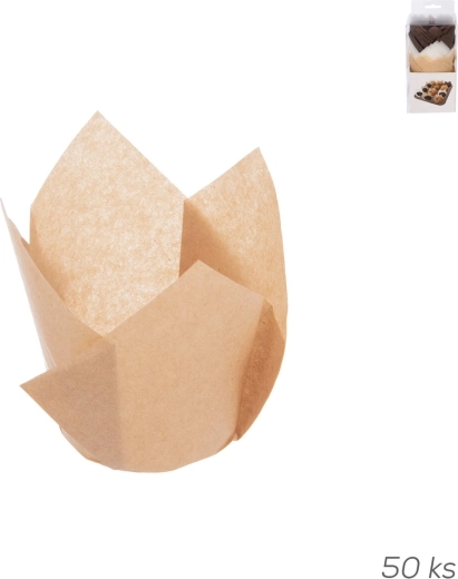 Ζαχαροπλαστικά χάρτινα καραμελόχαρτα/θηκούλες 5 cm, μιξ, 50 τεμ.