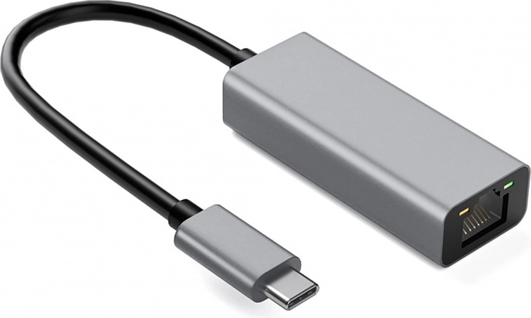 Αλουμινένιος αντάπτορας USB‑C σε RJ45 Gigabit