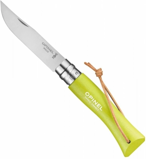 Opinel N°07 Trekking Anise πτυσσόμενο μαχαίρι τσέπης 8 cm, ανοιχτό πράσινο, ξύλο οξιάς
