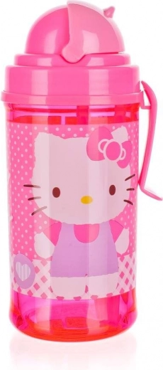 Μπουκάλι με καλαμάκι 350 ml Hello Kitty