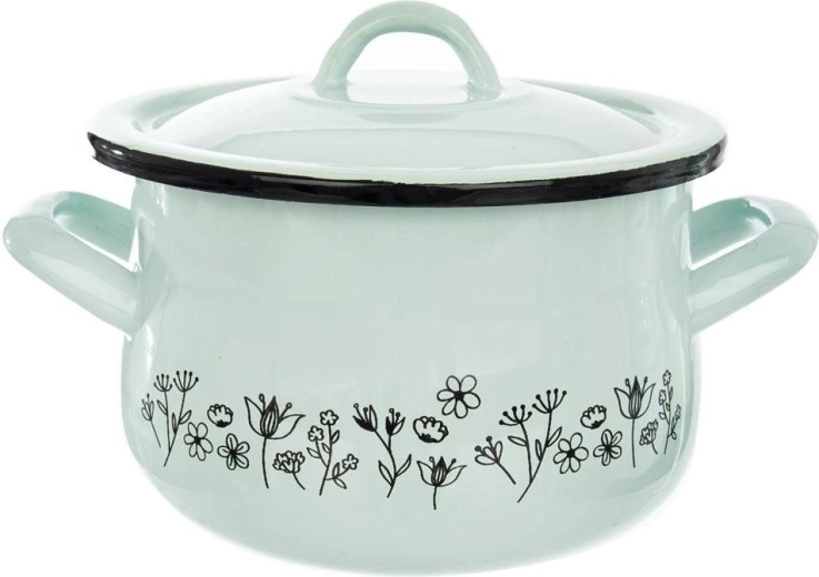 Εμαγιέ κατσαρόλα με καπάκι LOUKA 16 cm, 2,3 l
