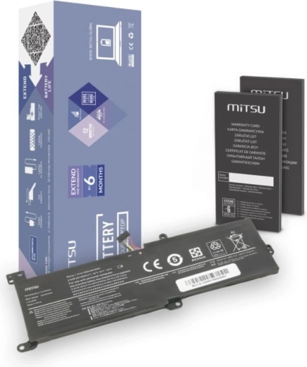 Μπαταρία MITSU για Lenovo IdeaPad 320 (4050 mAh, 30 Wh, 7,4–7,6 V)