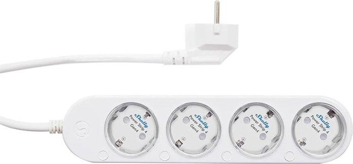 Έξυπνη πολύπριζο Shelly Power Strip 4 Gen4 με υποστήριξη Zigbee και Matter