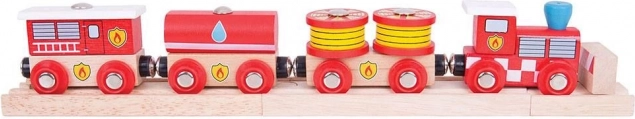 Μεγάλο Πυροσβεστικό Τρένο Bigjigs Rail