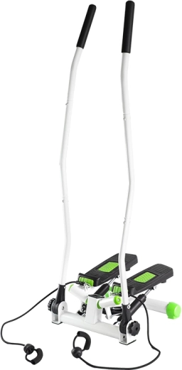 Twist stepper με ιμάντες αντίστασης και λαβές HMS (πράσινο)