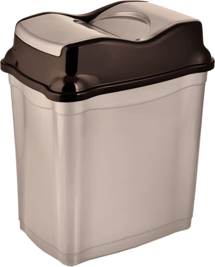 Κάδος απορριμμάτων Whirpool 5 l, καφέ-καφέ