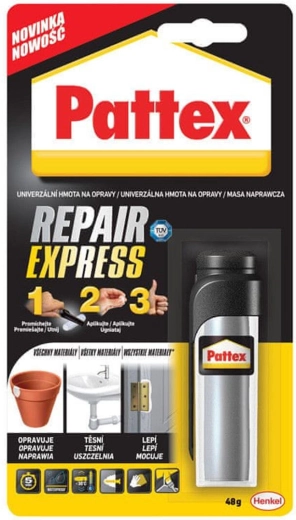 Καθολική εποξειδική επισκευαστική μάζα PATTEX Repair Express 48 g