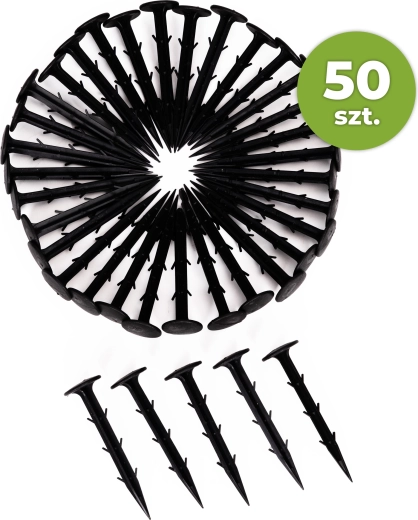 Πάσσαλοι στερέωσης για γεωύφασμα 15 cm, 50 τεμ., MultiGarden