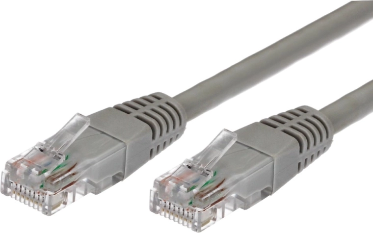 Patch καλώδιο RJ45 UTP Cat5e 0,5 m γκρι