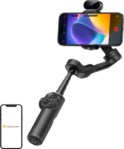 AOCHUAN smart x2 σταθεροποιητής για κινητό με αισθητήρα AI μαύρος