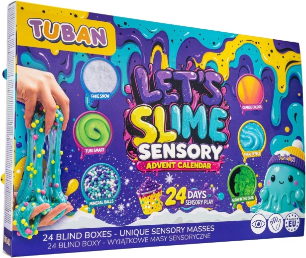 Advent ημερολόγιο Let's Slime – 24 ημέρες αισθητηριακής διασκέδασης