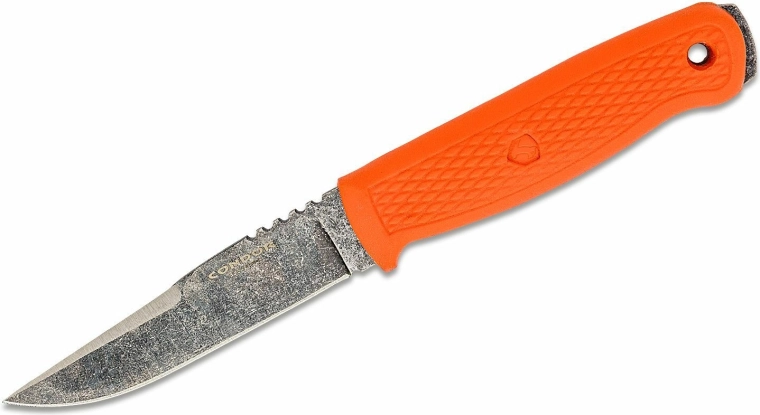 Υπαίθριο μαχαίρι Condor Bushglider Orange με θήκη, 10,7 cm