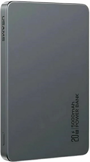 Μαγνητικό powerbank 5000 mAh 20W με MagSafe και PD, γκρι