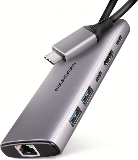 Πολυθυρικό USB hub 6-σε-1 AXAGON με 10Gbps