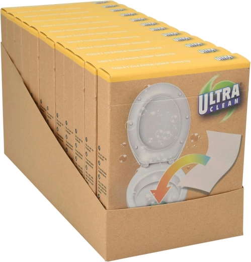 Σαπουνένια μαντηλάκια για καθαρισμό WC ULTRA CLEAN (10 τεμ.)