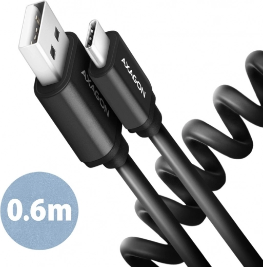 Καλώδιο Twister USB-C – USB-A 0,6 m
