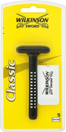Wilkinson Sword κλασική ξυριστική μηχανή + 5 ανταλλακτικές λεπίδες