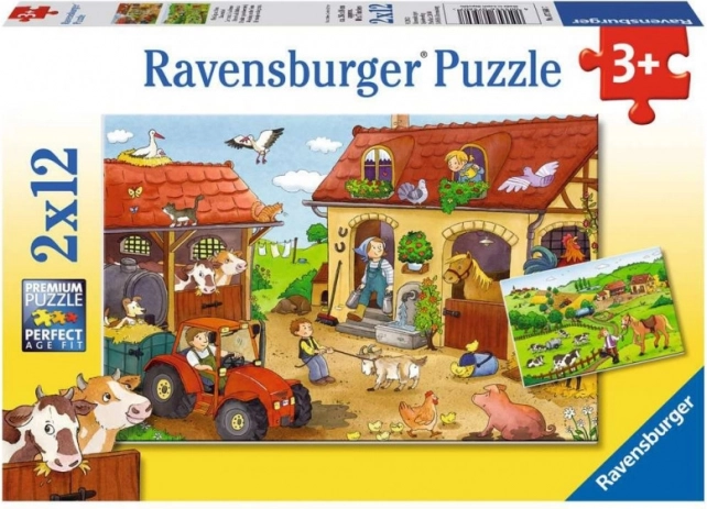 Παζλ 2×12 Φάρμα RAVENSBURGER