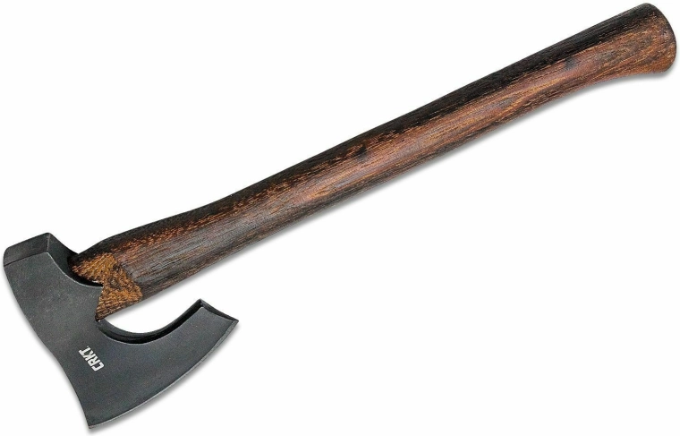 Τσεκούρι CRKT Freyr 820 g από ανθρακούχο χάλυβα με ξύλινη λαβή