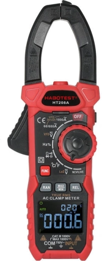 Ψηφιακός δαγκανωτός πολύμετρο Habotest HT208D