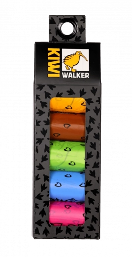 Kiwi Walker οικολογικά σακουλάκια για περιττώματα 5 ρολά