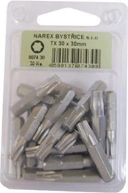 Μύτη (bit) Torx T20, 30 mm, σετ 30 τεμ.