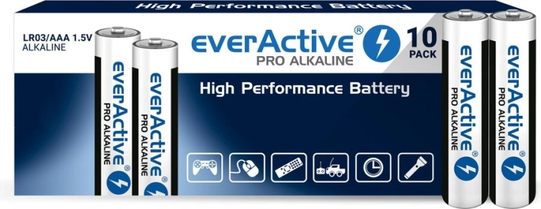 Αλκαλικές μπαταρίες EVERACTIVE Pro Alkaline AAA (LR03)