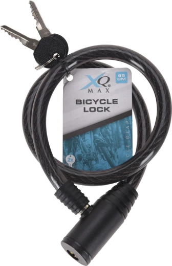 Συρματόσχοινο κλειδαριά για ποδήλατο 12 × 650 mm, 2 κλειδιά
