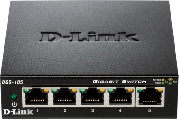 D-link dgs-105 gigabit switch 5 θυρών