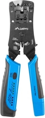 Εργαλείο πρεσαρίσματος RJ-45 RJ-11 με tester