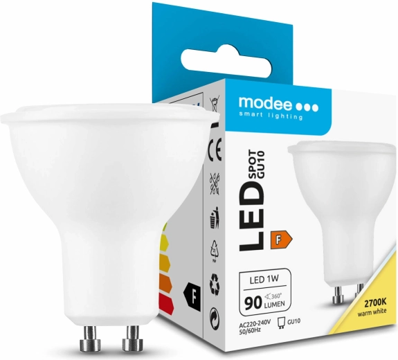 LED σποτ λάμπα GU10 1 W 2700 K 90 lm Modee Lighting
