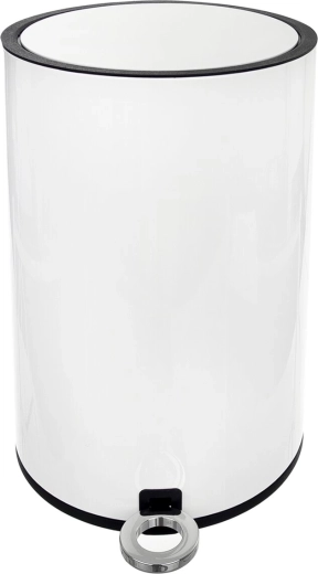 Κάδος απορριμμάτων με πεντάλ White 12 l