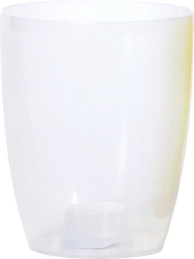 Γλάστρα για ορχιδέες COUBI ORCHID 13 cm, διαφανής ματ λευκή