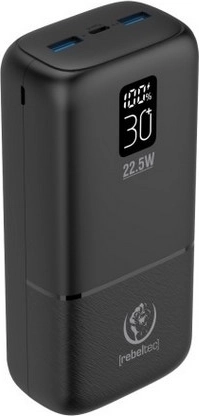 Powerbanka P30 με LCD, 30 000 mAh, PD 22,5 W