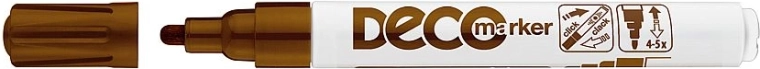 Μαρκαδόρος ICO Deco καφέ 2–4 mm