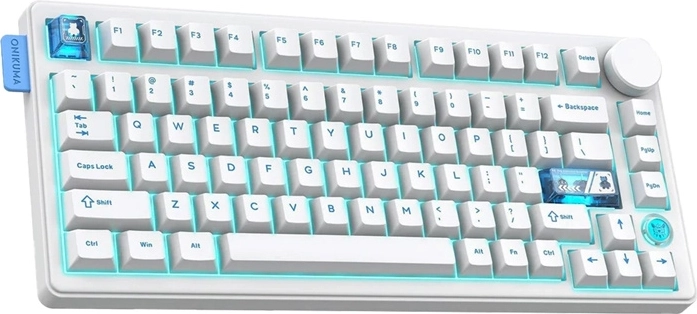 Μηχανικό πληκτρολόγιο onikuma mt706 λευκό qwerty